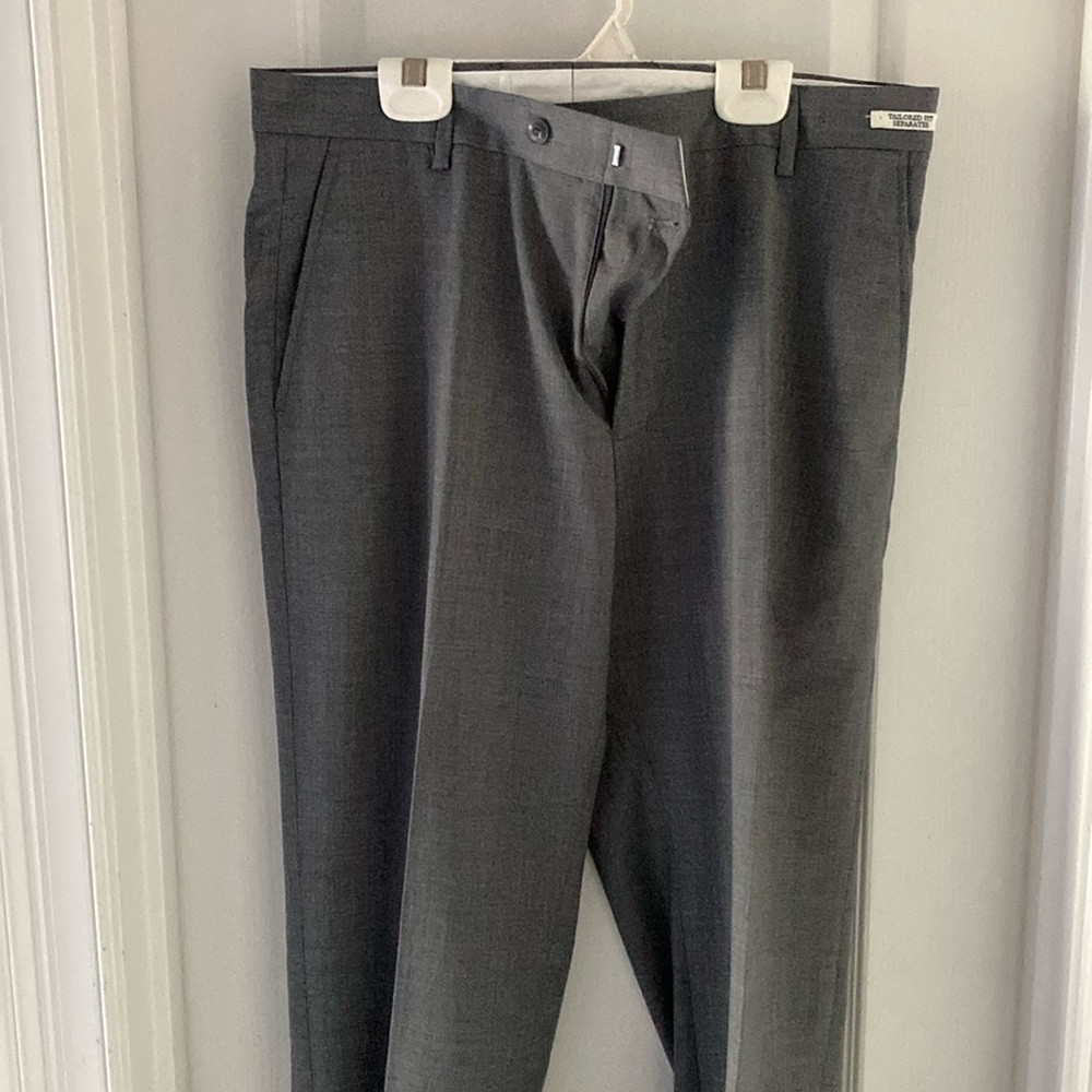 Gray Suit Pants